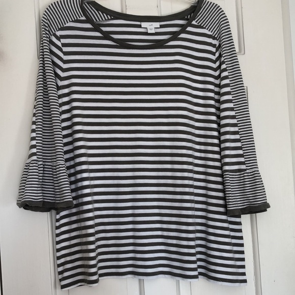 J Jill striped cotton top - Picture 3 of 8